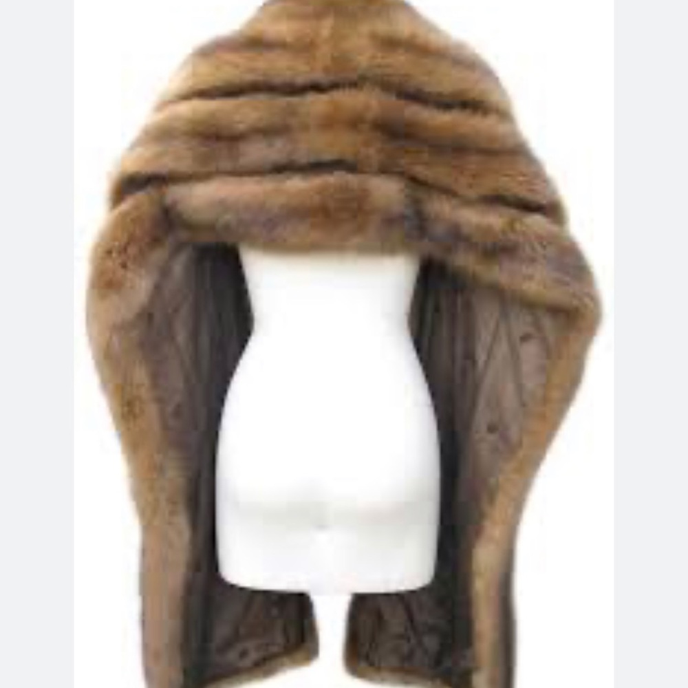 Oscar de la renta fur stole